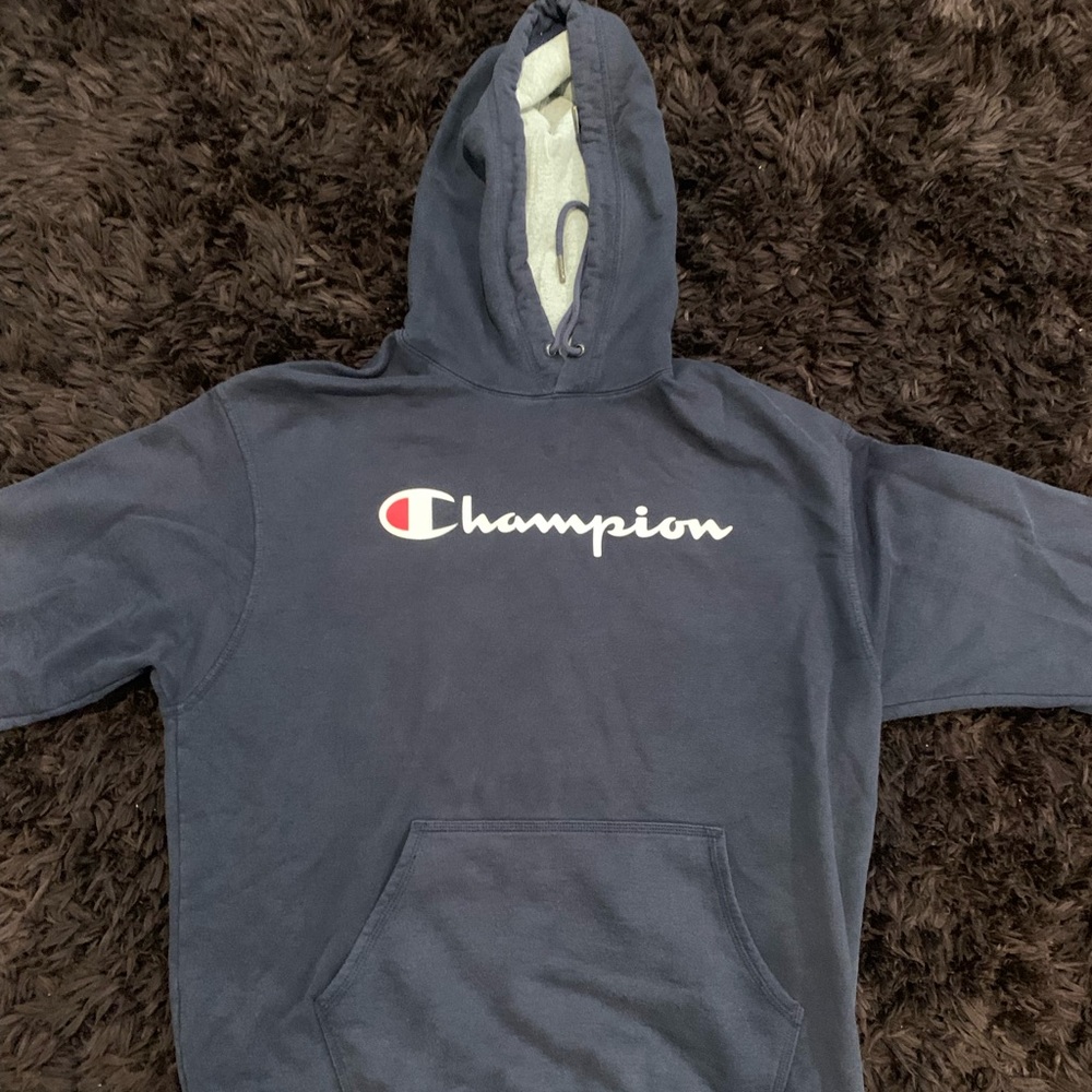 Dark blue champions sweater